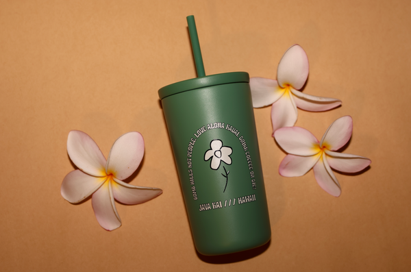 Bomb Hills Flower Straw Tumbler // 16oz