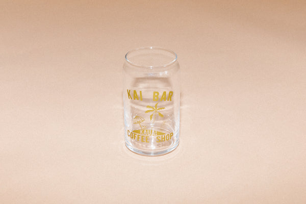 Kai Bar Coffee Shop // 16oz Soda Can Glass