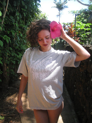 Java Kai or Die Ice Grey Tee