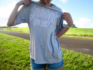 Java Kai or Die Ice Grey Tee