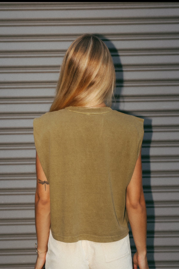 Java Kai Surf Skull //Crop Tank