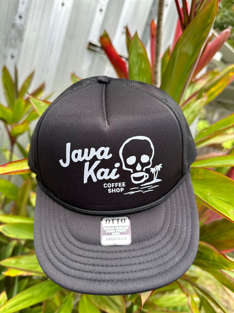 *NEW* Trucker Hat /// Skull Island Black – Java Kai