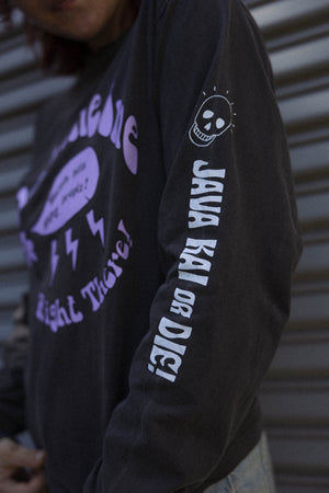 *NEW* Psychedelic Bomb Hills // Long Sleeve// Black