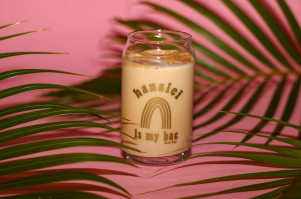 Hanalei is my Bae // 16oz Soda Can Glass