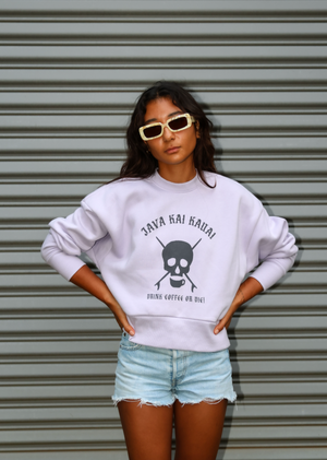 Java Kai Surf Skull Heavyweight Crop Fleece