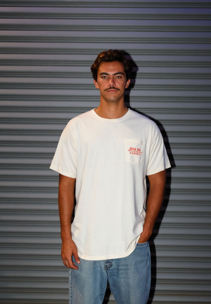 Lattes & Surfer Girls // Cream T-Shirt