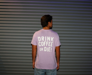 Drink Coffee Or Die // Heather Lilac // Unisex