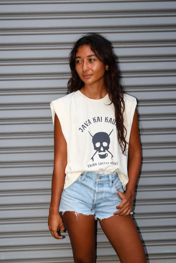 Java Kai Surf Skull //Crop Tank