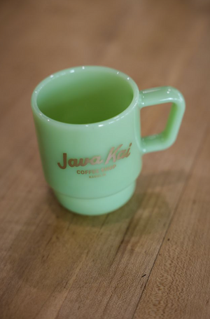 Java Kai Coffee Shop Kauai Milk Glasses