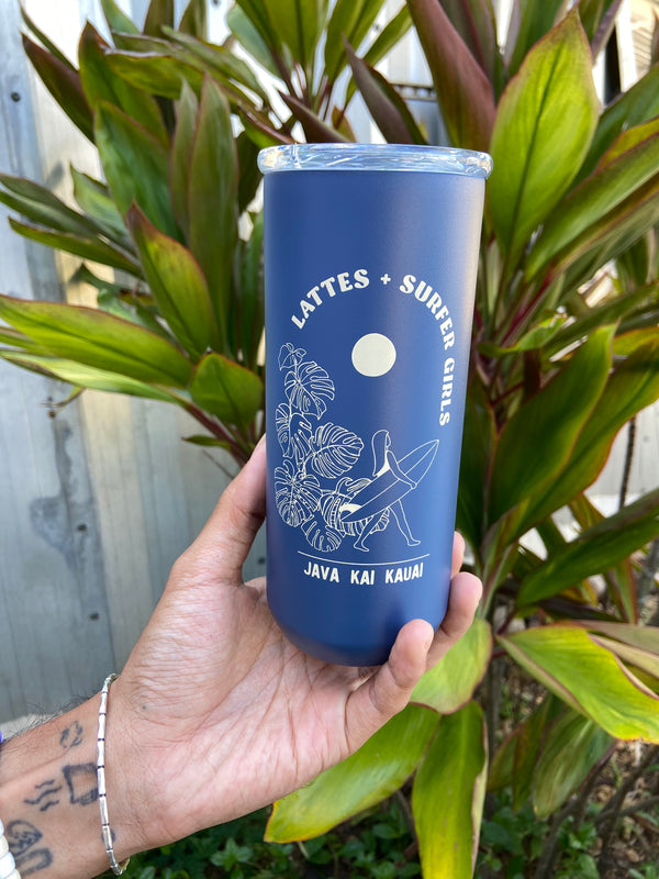 16oz French Lattes & Surfer Girls Pacific Tumbler