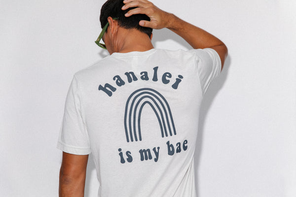 Hanalei Is My Bae Tee // Grey // Unisex